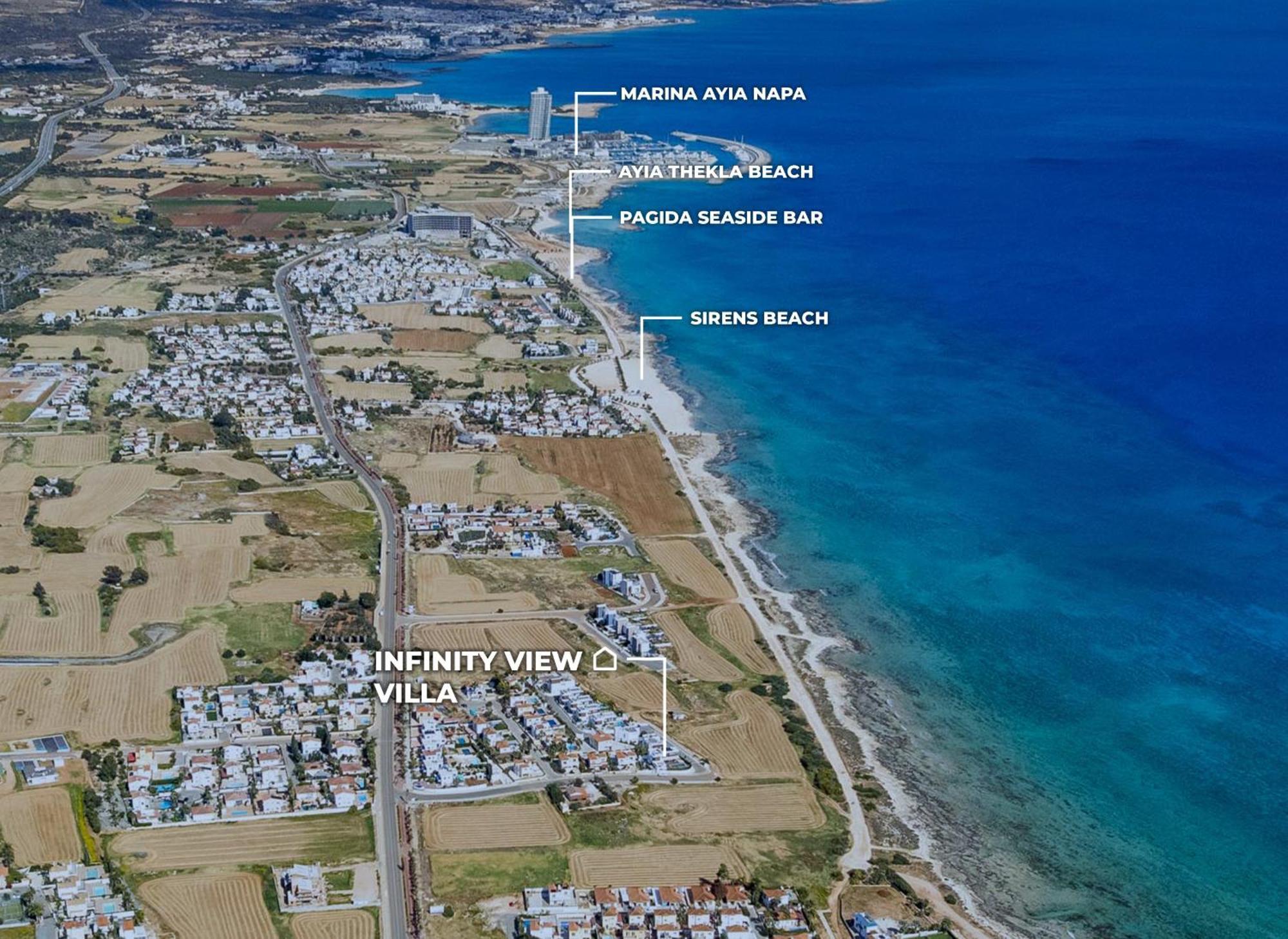 Infinity View Villa Ayia Napa Esterno foto